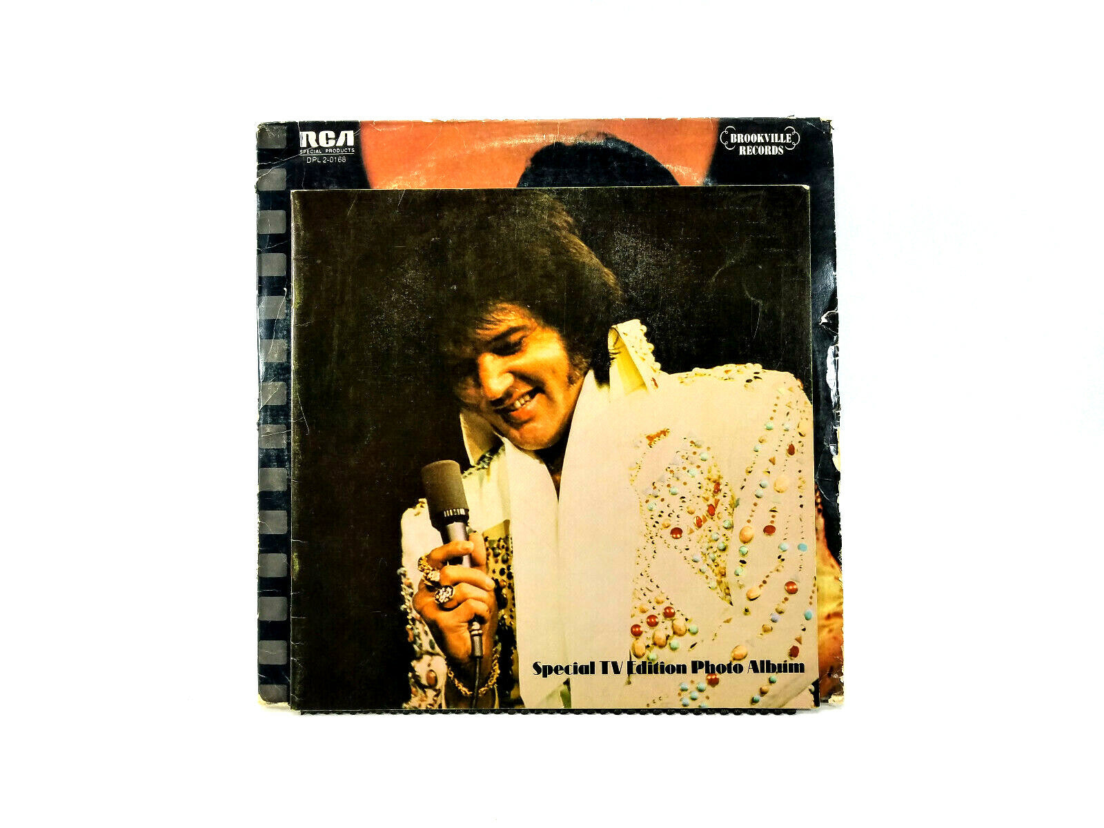 Elvis Presley - Elvis In Hollywood DPL2-0168 LP w/SPECIAL TV EDITION PHOTO ALBUM