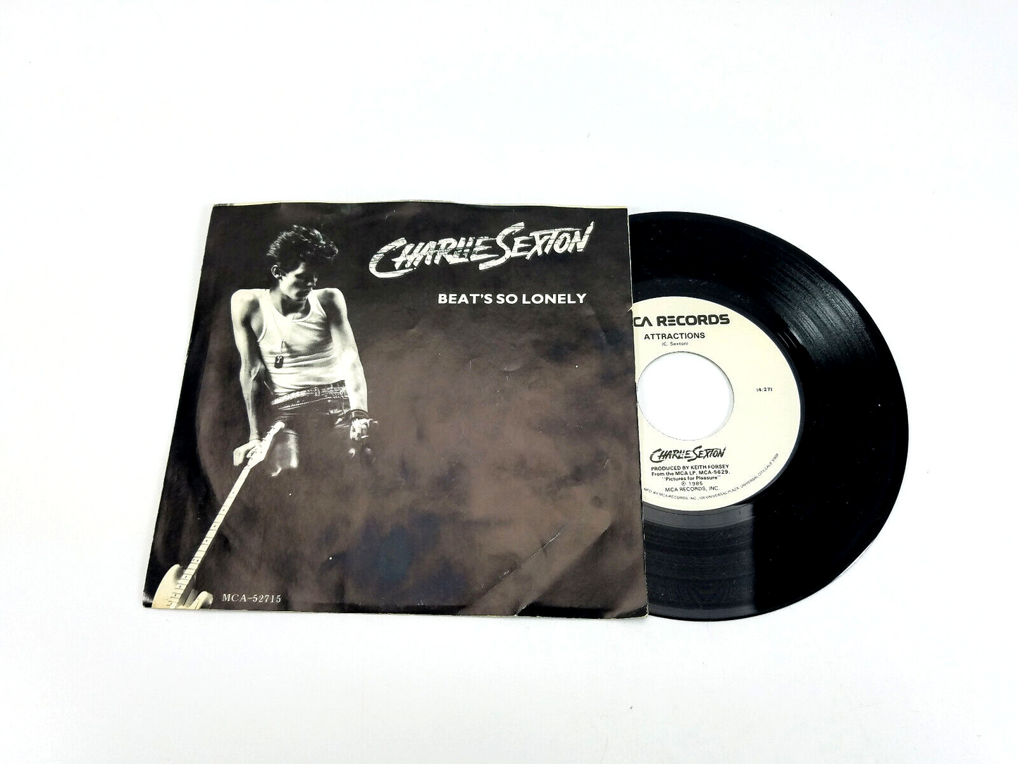 Charlie Sexton - Beat's So Lonely MCA-52715     Vinyl, 7", 45 RPM VG++
