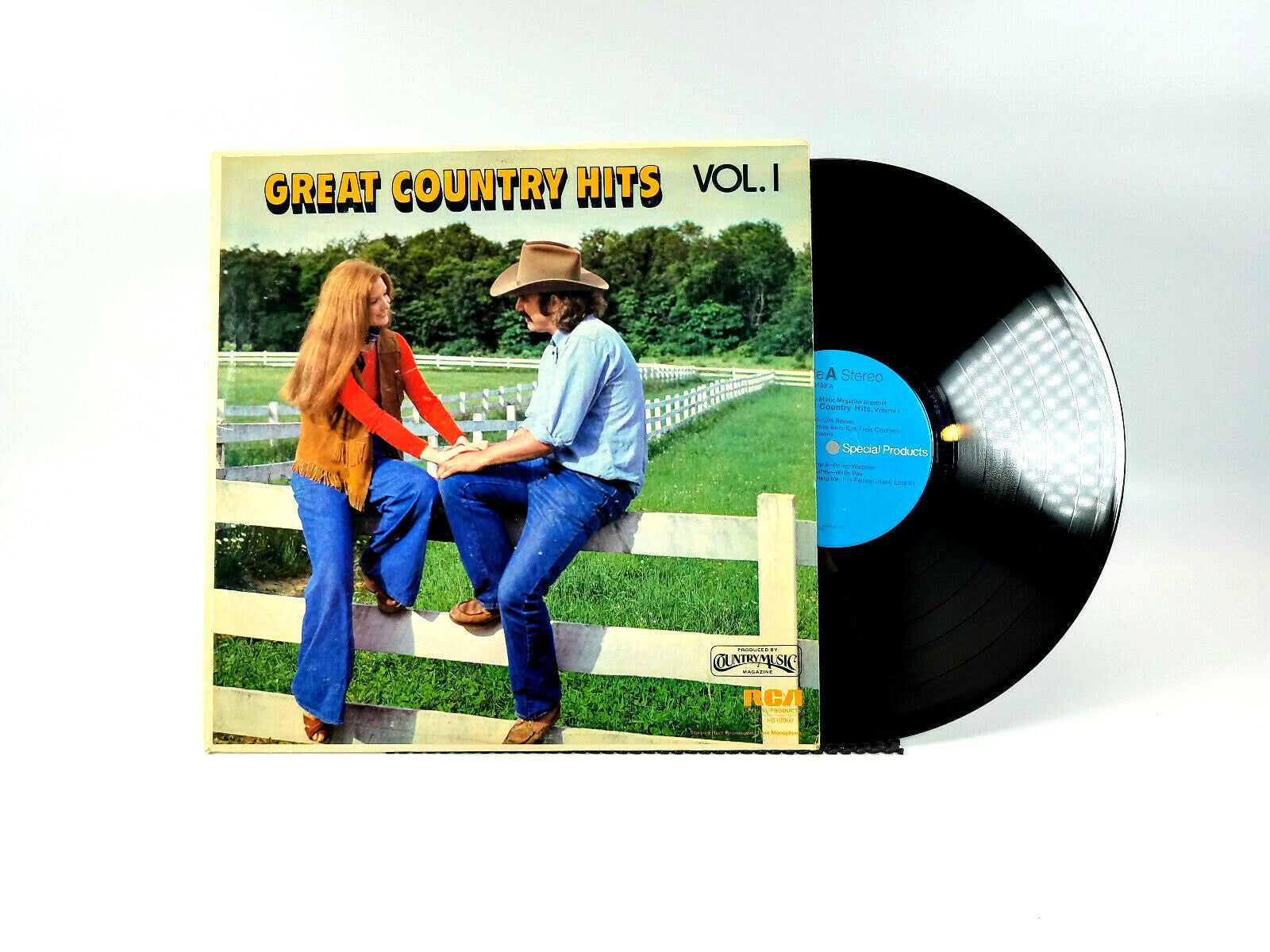 Lot of 2 Country Hits LPs - Various Artists