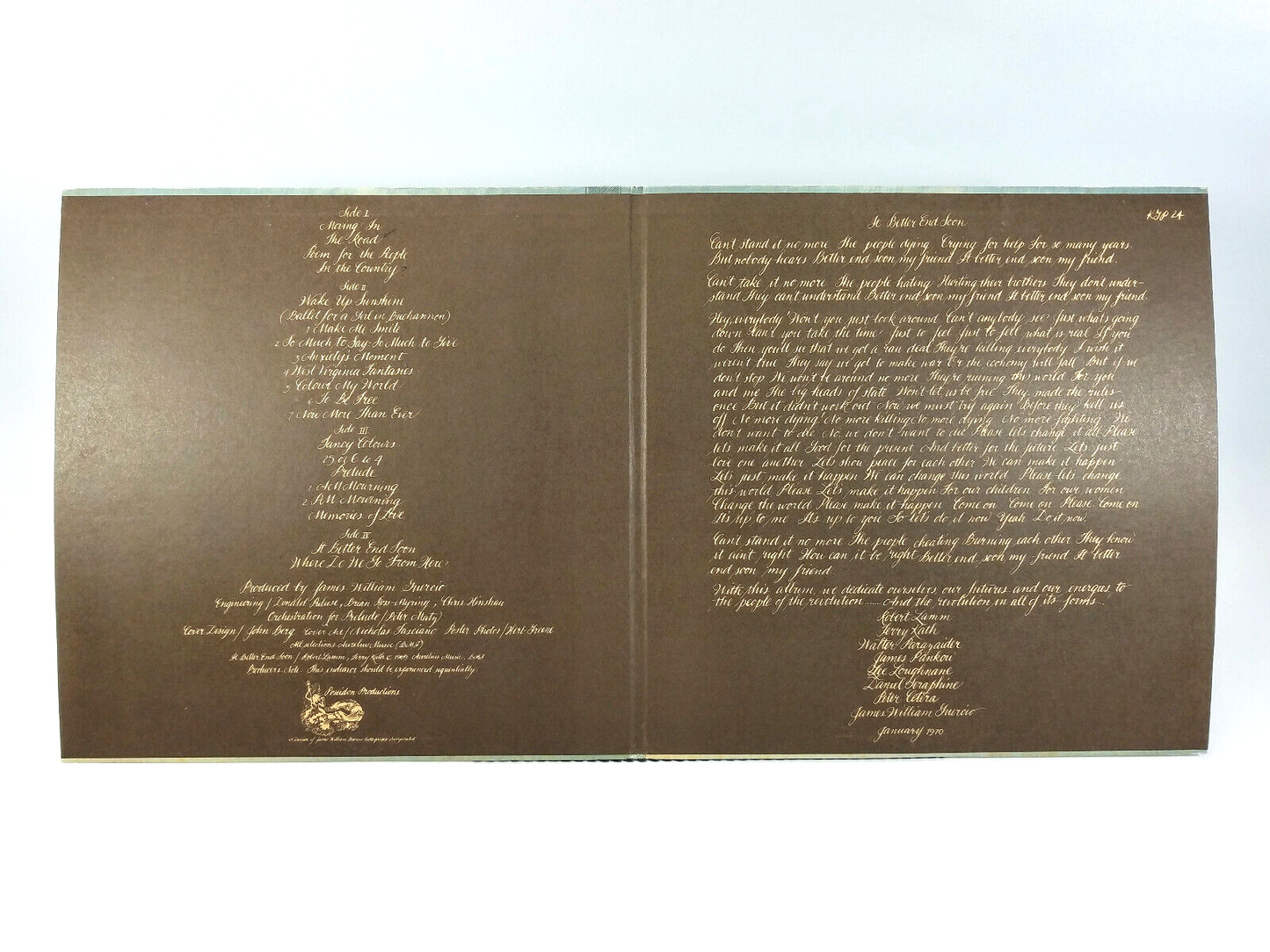 Chicago  – Chicago     Columbia – KGP 24 2xLP VG+ with POSTER!