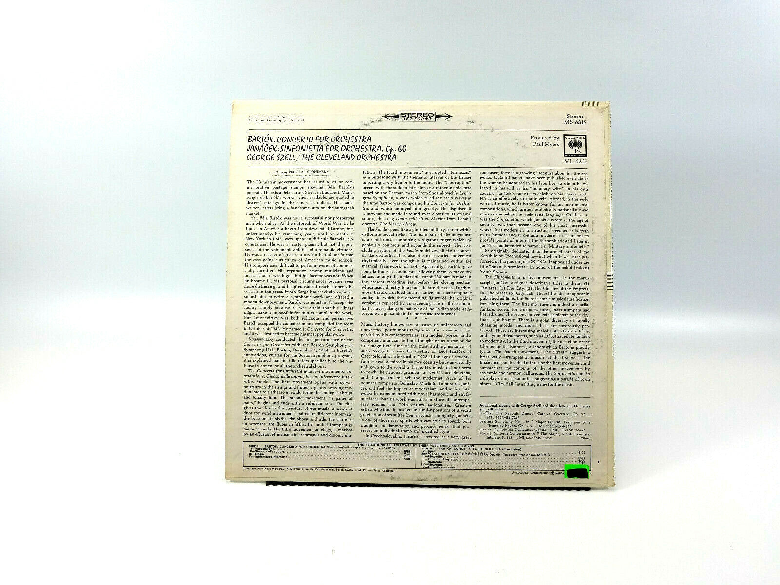 Vivaldi*, Hermann Scherchen, Vienna State Opera Orchestra* - Gloria  WST 14139