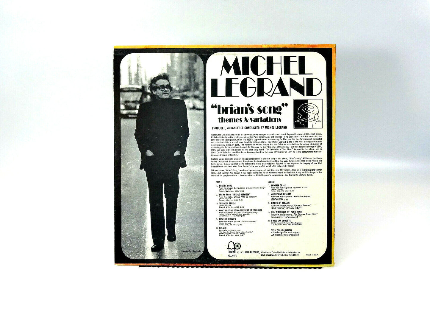 Michel Legrand - Brian's Song (Themes & Variations) BELL 6071 Vinyl, LP VG+