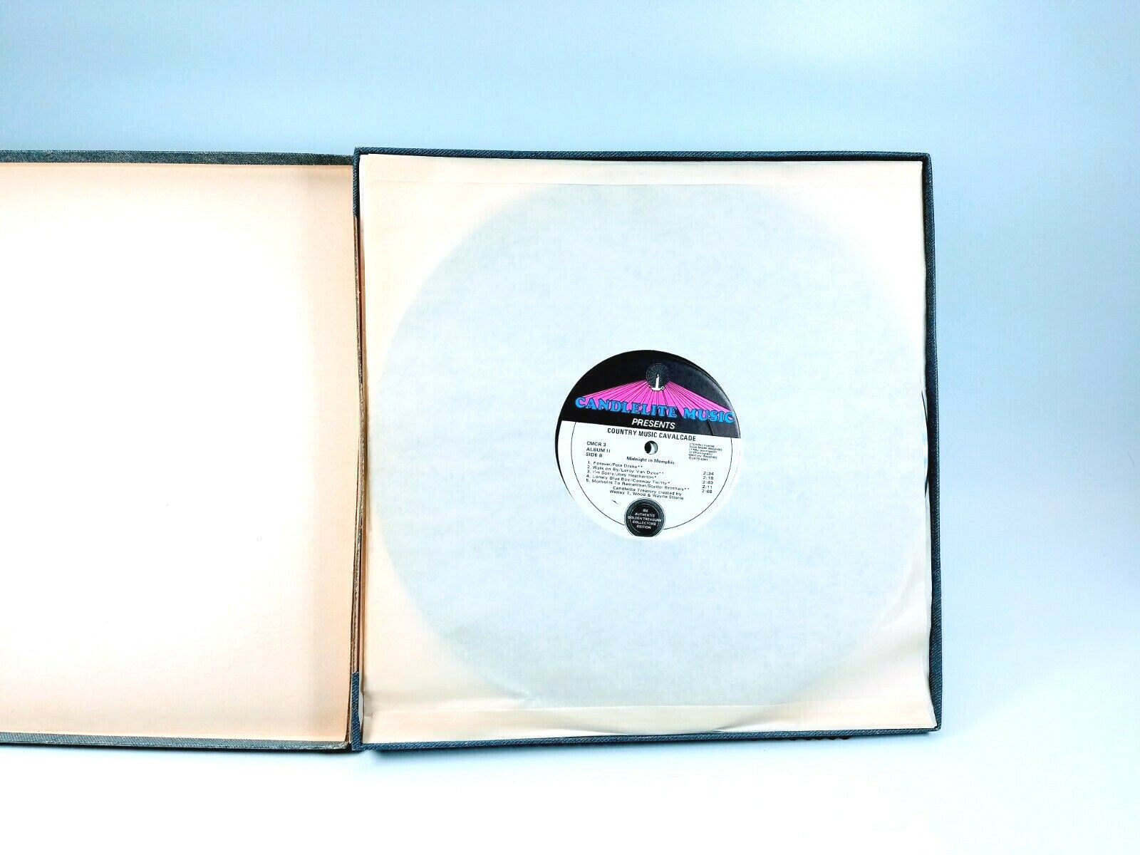 Country Music Cavalcade 3-Record Box Set; Sealed; Midnight in Memphis; 1975