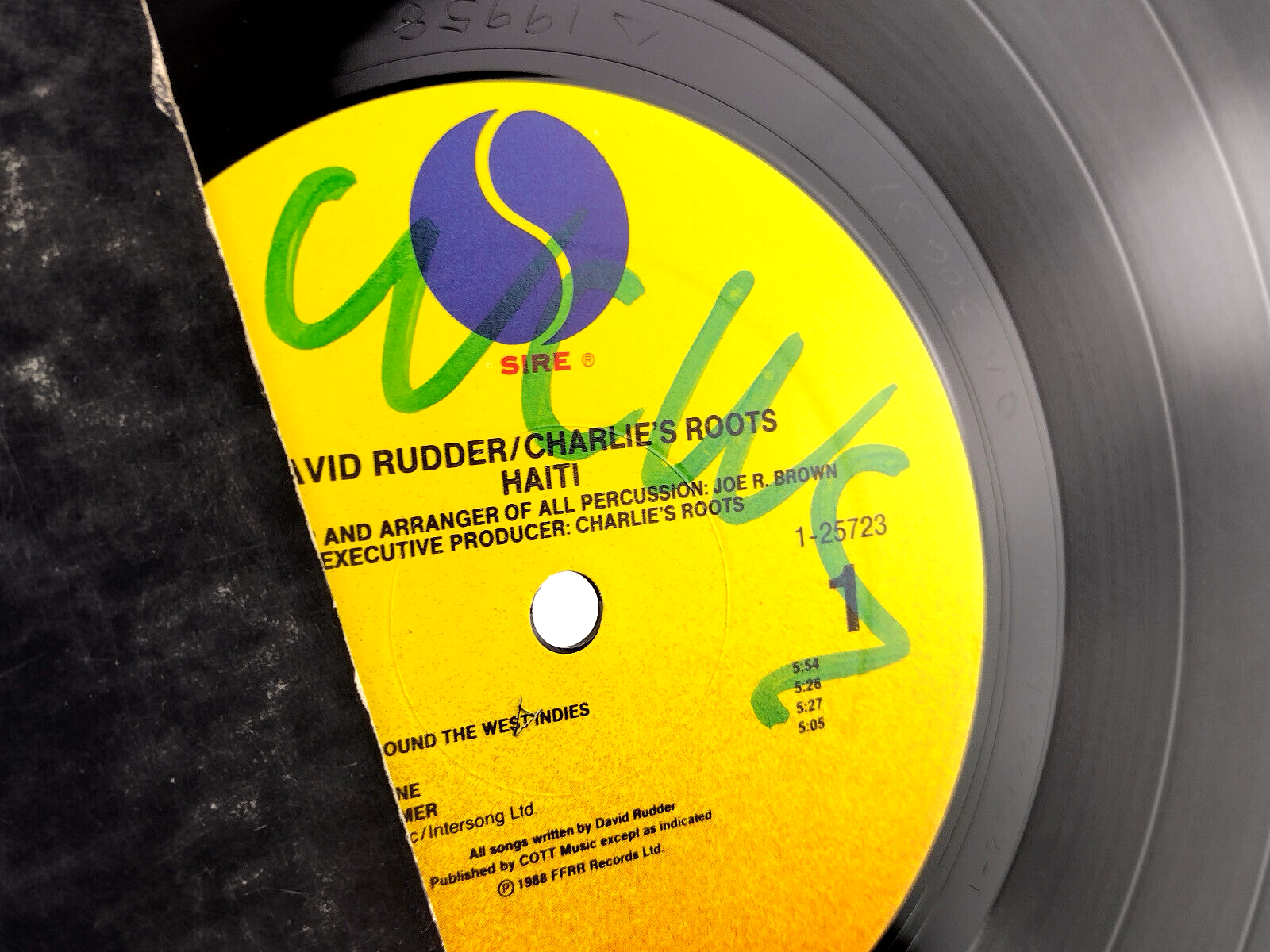 David Rudder & Charlies Roots – Haiti, PROMO Vinyl, LP