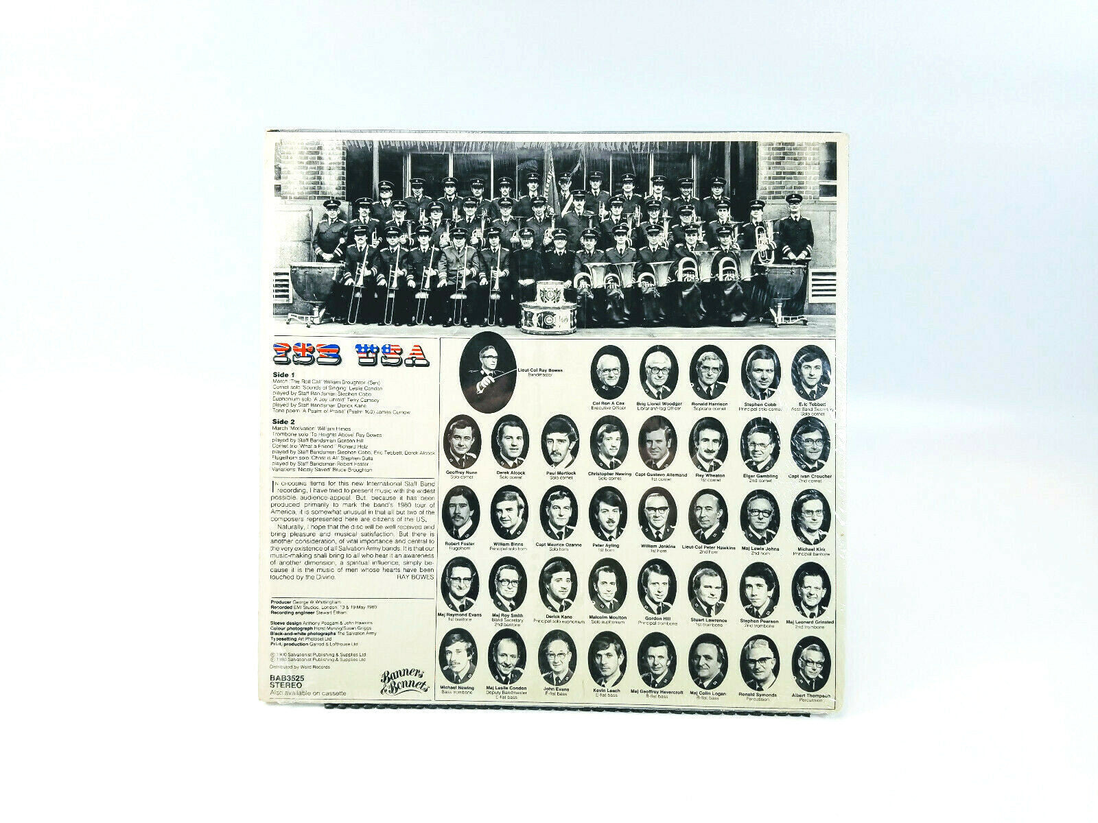 ISB USA INTERNATIONAL STAFF BAND OF SALVATION ARMY - Booklet & Poster Included