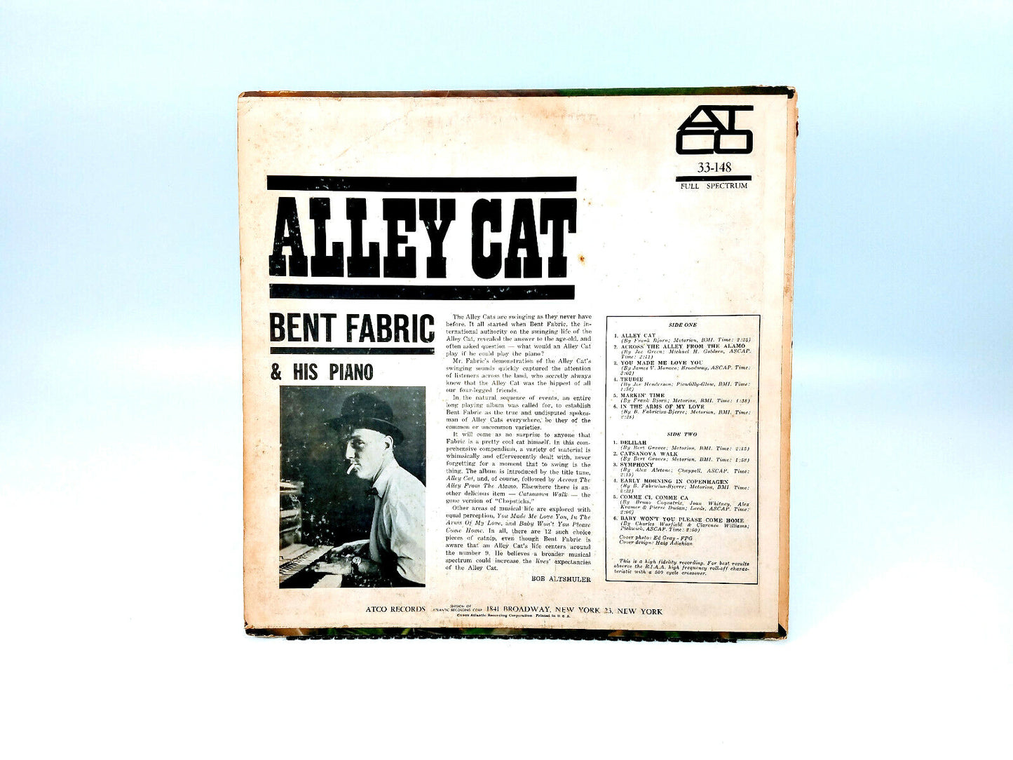 Bent Fabric & His Piano "Alley Cat" 1962 ATCO SD 33-148 