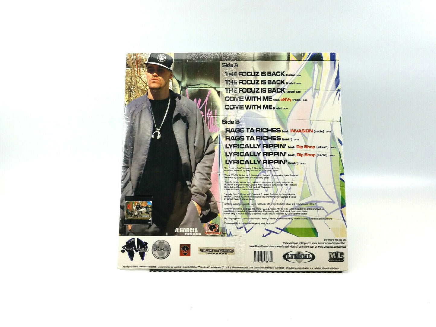Lyrical (2) - The Focuz Is Back     Massive Records – 13512 - BRAND NEW SEALED!