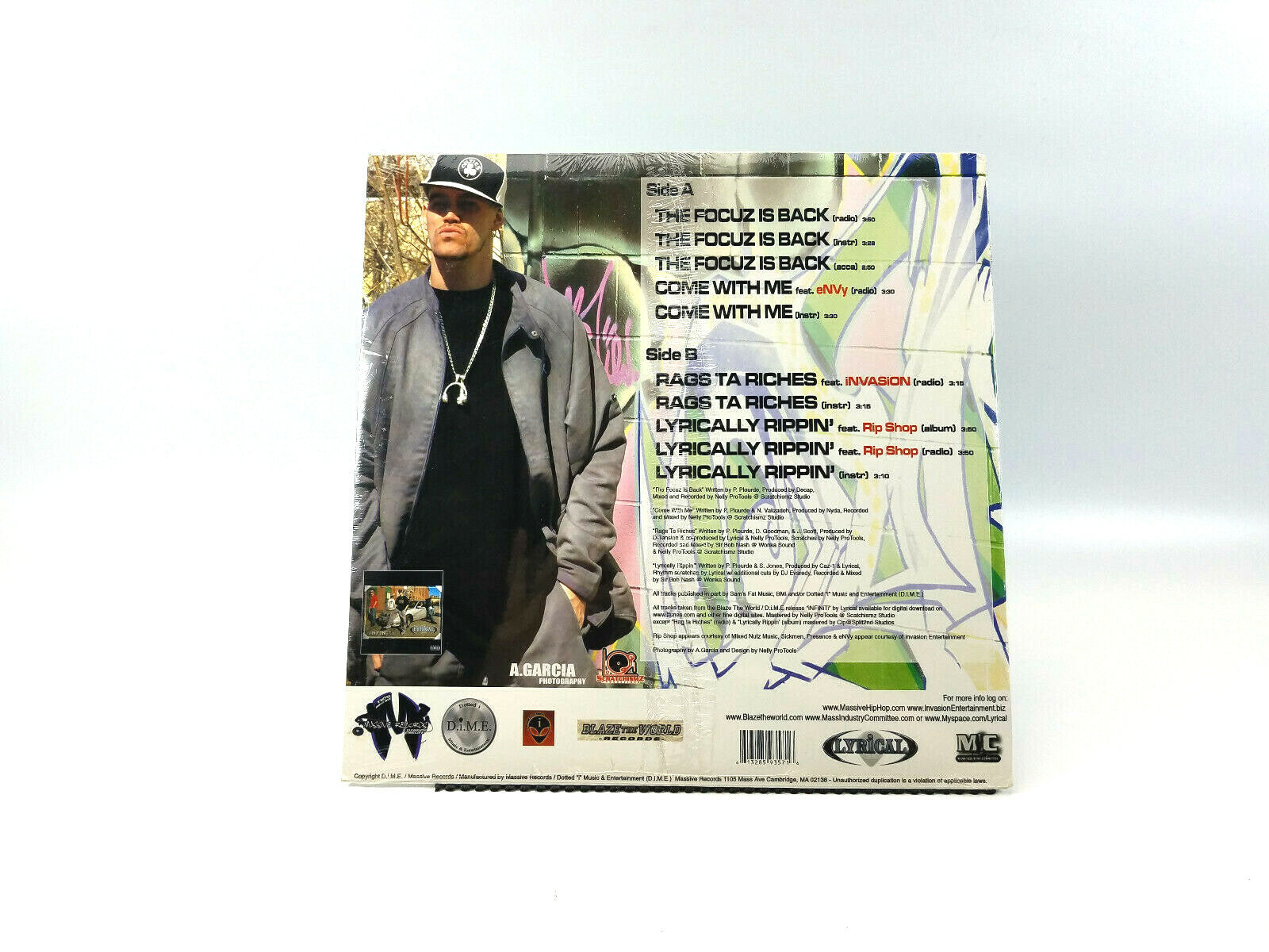 Lyrical (2) - The Focuz Is Back     Massive Records – 13512 - BRAND NEW SEALED!