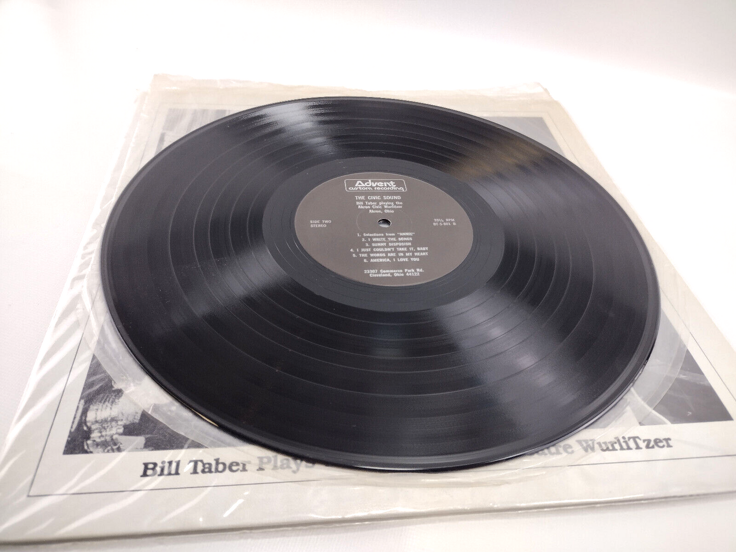 Bill Taber - The Civic Sound, Vinyl, LP - Cleaned w/ Vinyl Vac! RARE